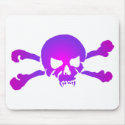 Girly Skull of the Undead mousepads
