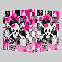 Girly Skull Princess Binder
