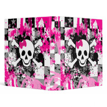 Girly Skull Princess Binder by Artamatik Girly Skull Princess Binder