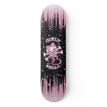 Girly Skull Skate skateboards