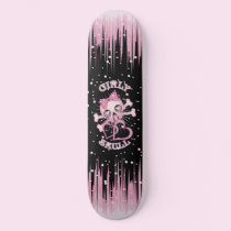 Girly Skull Skate skateboards