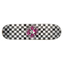 Girly Skull Skateboard