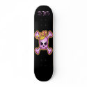 Girly Skull Skateboard