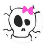 Girly skull stickers