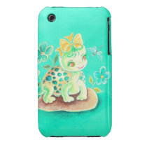 Girly Turtle Case-mate Iphone 3 Cases