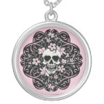 Girly Vintage Skull Pendant