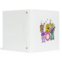 girlz vinyl binder