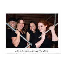 girlz of destruction do NYC poster posters