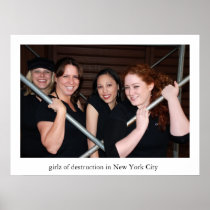 girlz of destruction do NYC poster