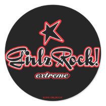 GirlzRock! Extreme Logo stickers
