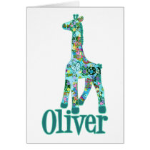 Girraffe for Oliver cards