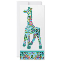 Girraffe for Oliver Personalized Rack Card