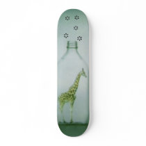 Girraffe in a bottle skateboards