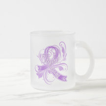 GIST Cancer Fight Like a Girl Flourish Mugs