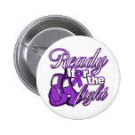 GIST Cancer Gloves Ready For The Fight Pinback Buttons