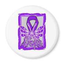 GIST Cancer Hope Butterfly Portrait Refrigerator Magnets