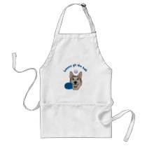 Git the Ball Ping Pong Dog Apron
