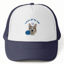 Git the Ball Ping Pong Dog Mesh Hats