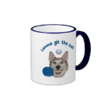 Git the Ball Ping Pong Dog Mugs