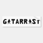 Gitarrist icon bumper sticker