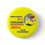 GIULIANI JINDAL 2012 Button