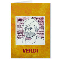 Giuseppe VERDI - greetings card