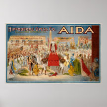 Giuseppe Verdi's Aida Posters