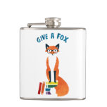 'Give A Fox' Flask
