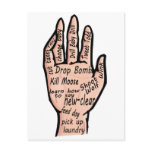 give a hand to sarah postcards