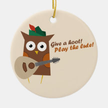 Give a Hoot Cute Owl Ornament