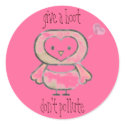give a hoot , don't pollute stickers by hippyfarm give a hoot , don't pollute stickers