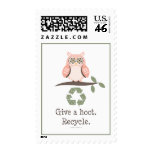 Give A Hoot Recycle Stamps