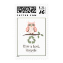 Give A Hoot Recycle Stamps