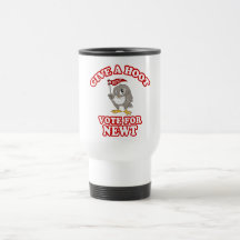 Give A Hoot Vote For Newt Coffee Mug
