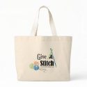 Give A Stitch Jumbo Tote Bag