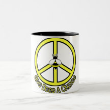 give bees a chance coffee mug