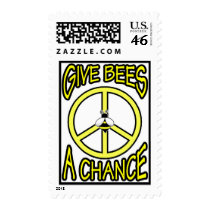 Give Bees A Chance postage