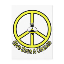 give bees a chance postcards