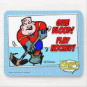 Geben Sie Blut! Spielen Sie Hockey!  mauspads