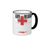 Give Blood Play Hockey v2 Coffee Mug
