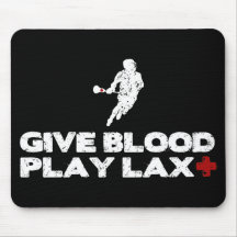 Give Blood, Play Lax Mousepad