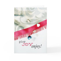 Give & Enjoy Greeting Card