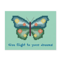 Give flight to your dreams! Butterfly Postcard