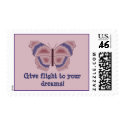 Give flight to your dreams! Butterfly Stamp by ingasi Give flight to your dreams! Butterfly Stamp