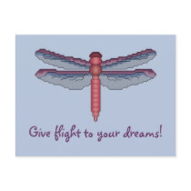 Give flight to your dreams! Dragonfly Postcard