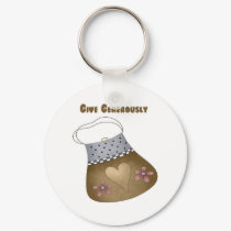 Give Generously purse keychains