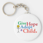 Give Hope Adopt a Child. Keychains
