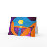GIVE in abstract word art Greeting Cards