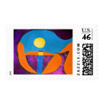 GIVE in abstract word art Postage