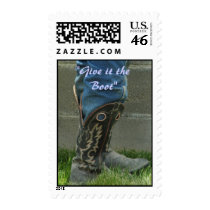 "Give it the Boot" postage